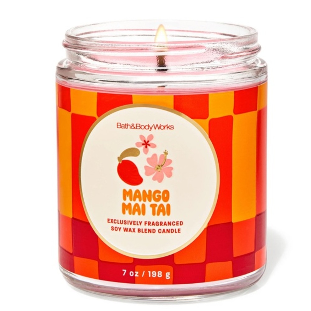 Bath & Body Works Orange Candle with Tropical Scent